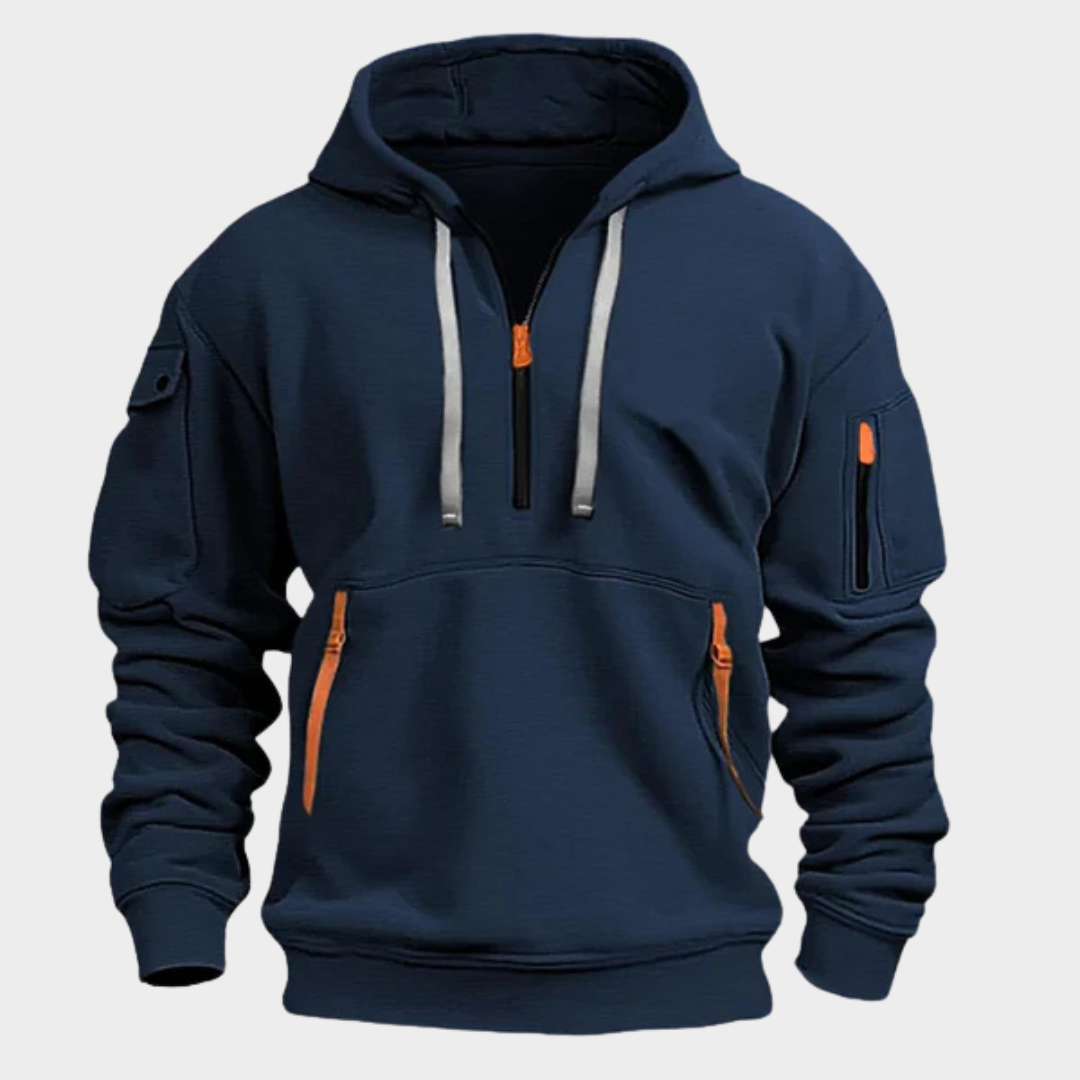 Halbzip Kapuzenpullover Herren - Diego