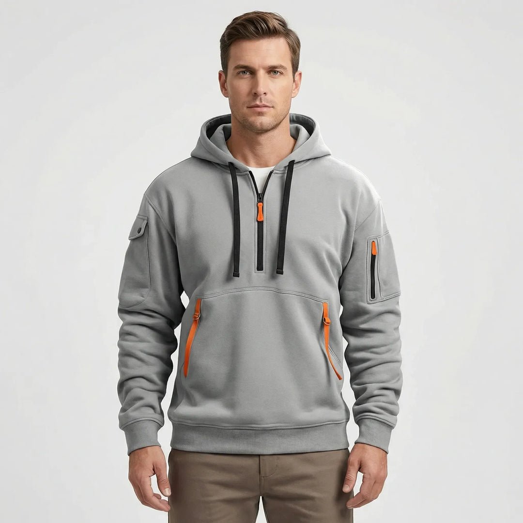 Halbzip Kapuzenpullover Herren - Diego