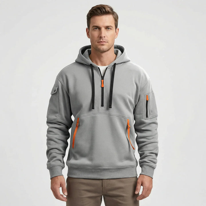 Halbzip Kapuzenpullover Herren - Diego