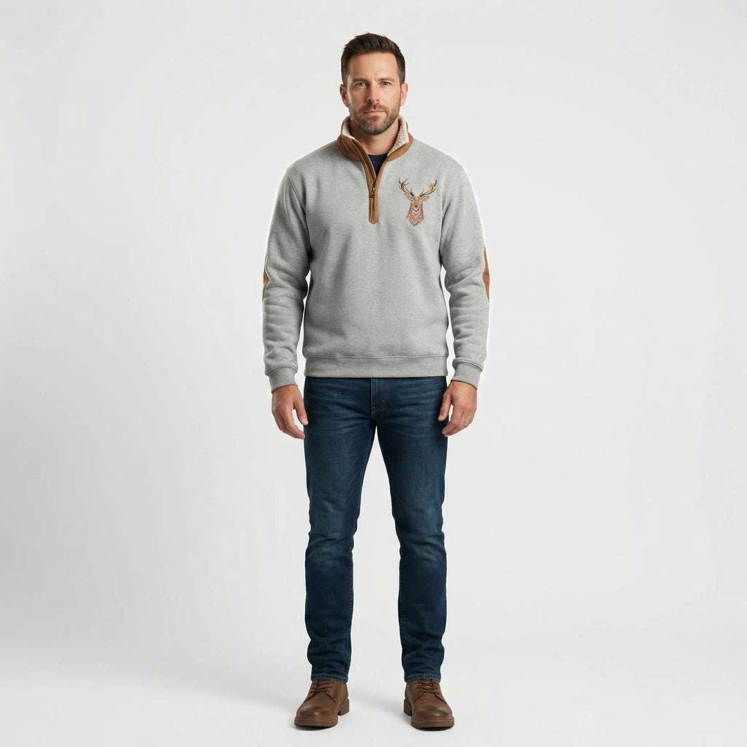 Halbzip Pullover Mit Kragen - Arvid