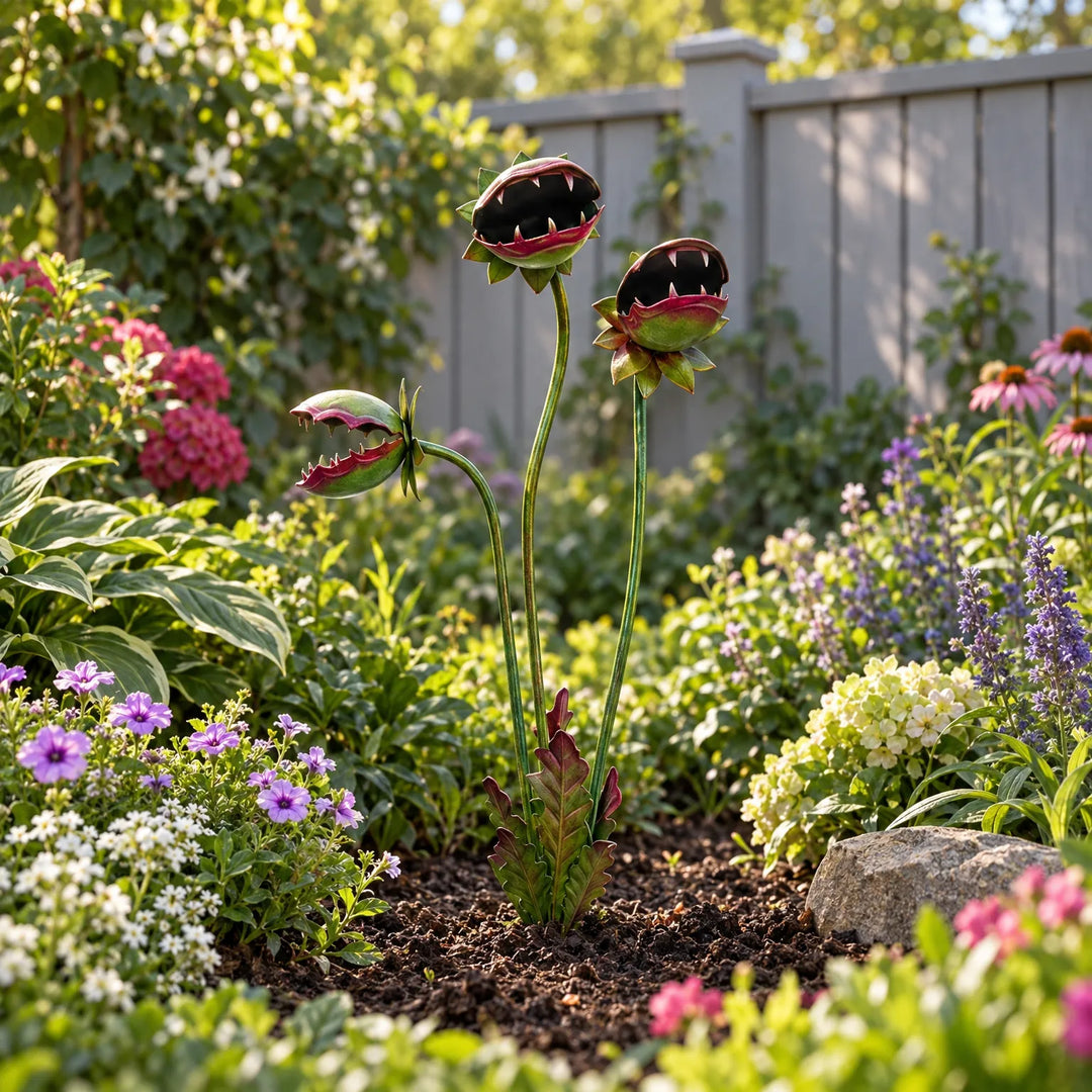 Halloween Garden Metal Ornaments - Bitebloom