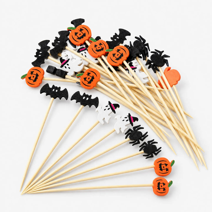 Halloween Themed Cupcake Toppers - GhoulPick