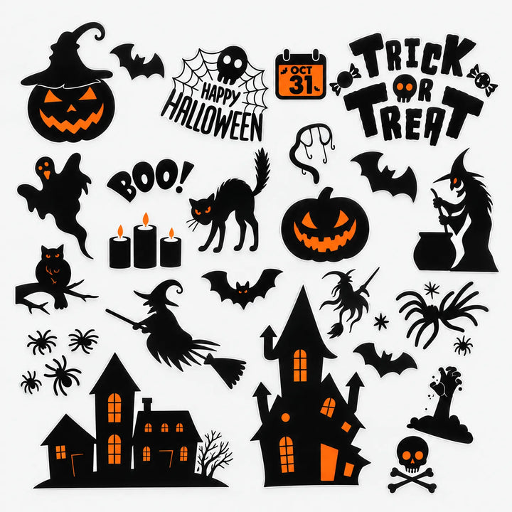 Halloween Window Stickers - Hauntify