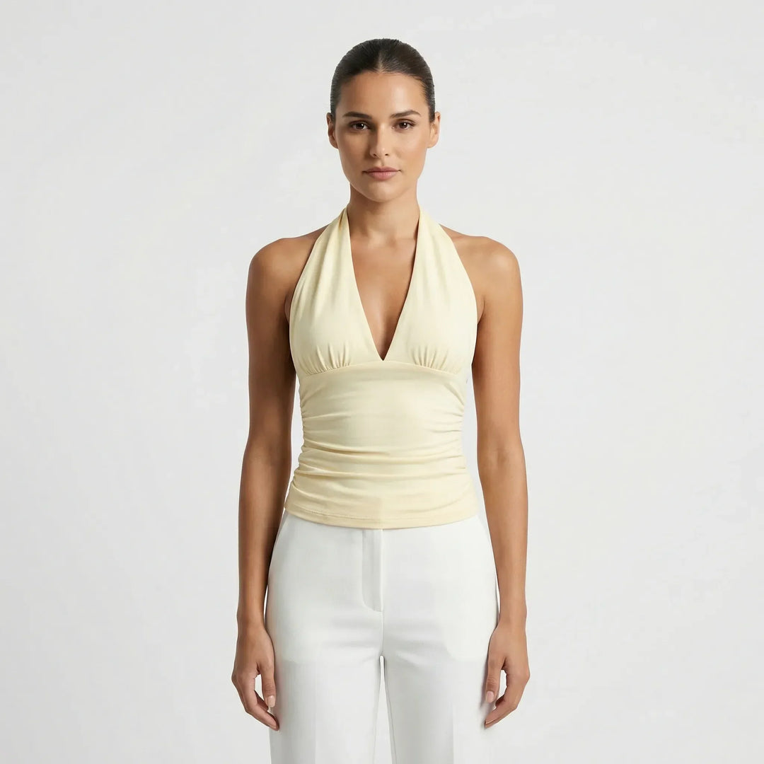 Halter Neck Bodycon Top - Michaela