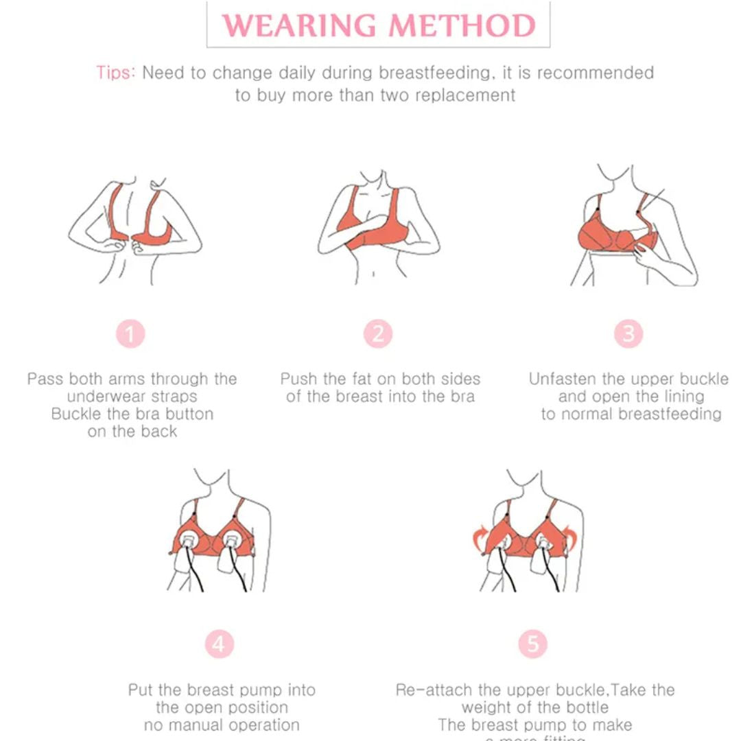 Sammy Jackson™ Joleen Nursing Bra | Comfy & Hands-Free
