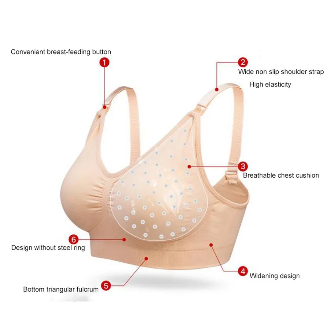 Sammy Jackson™ Joleen Nursing Bra | Comfy & Hands-Free