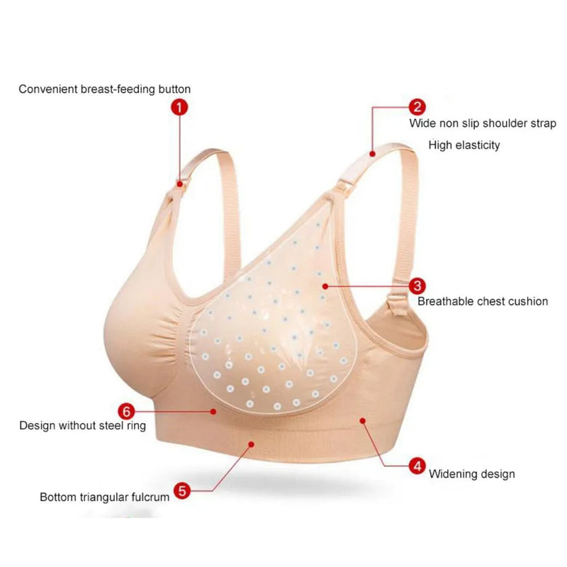 Sammy Jackson™ Joleen Nursing Bra | Comfy & Hands-Free