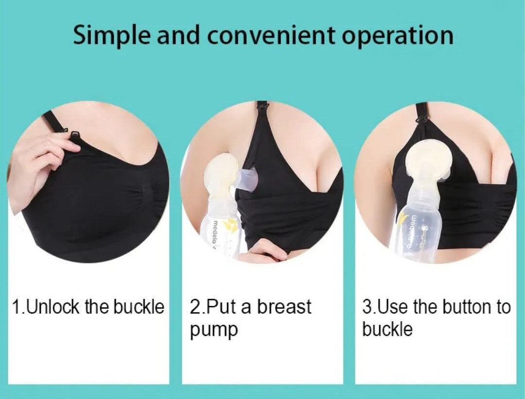 Sammy Jackson™ Joleen Nursing Bra | Comfy & Hands-Free