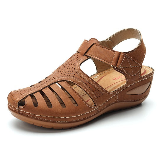 Leather Orthopedic Women's Sandals – Elin