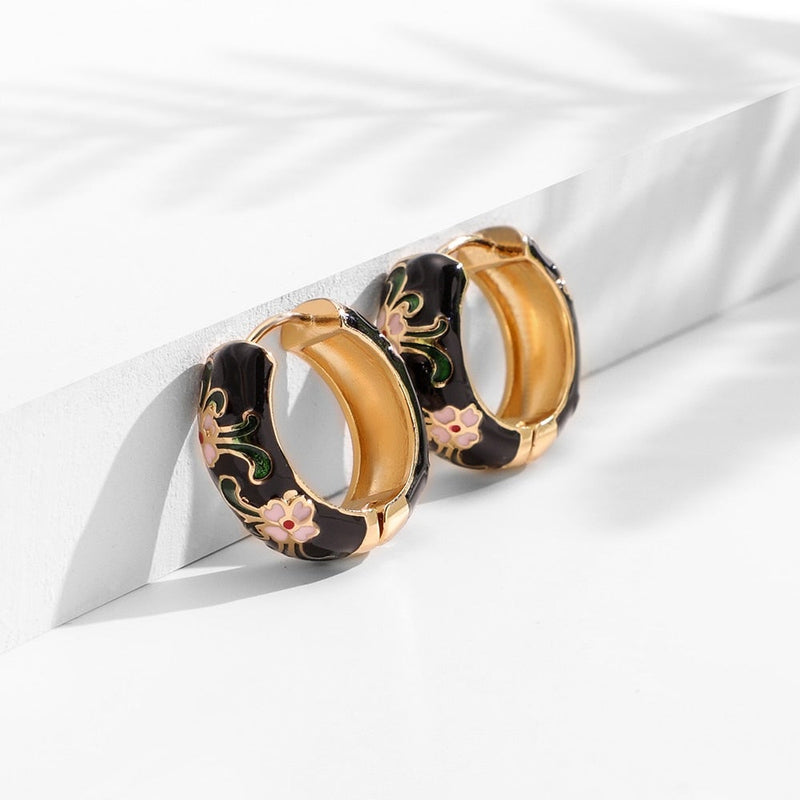 Luxury Flower Earrings - Roselle