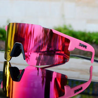 Sporty Mirrored Cycling Sunglasses - Veloshade