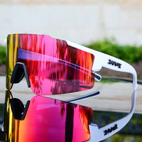 Sporty Mirrored Cycling Sunglasses - Veloshade