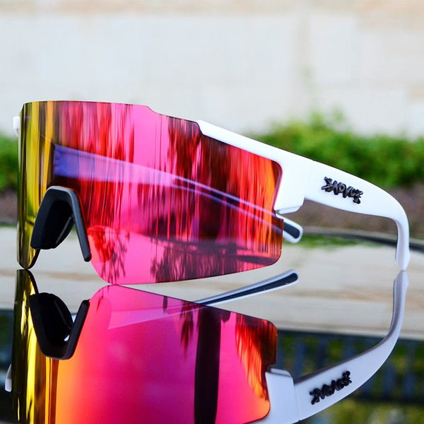 Sporty Mirrored Cycling Sunglasses - Veloshade
