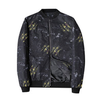 Men's Bomber Jacket with Abstract Print - Enzo