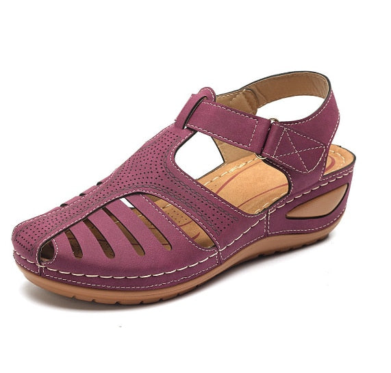 Leather Orthopedic Women's Sandals – Elin
