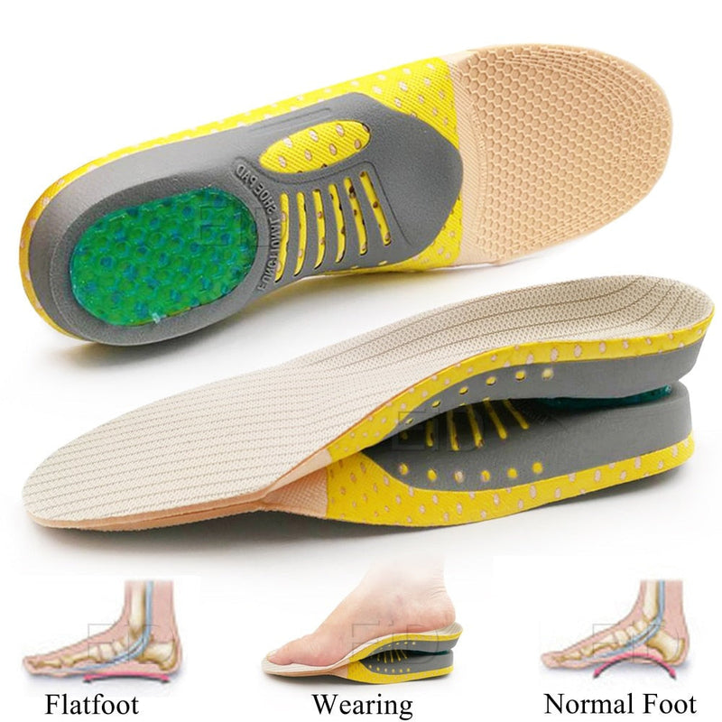 Comfortabele Orthopedische Inlegzolen voor Platvoeten - FlexiArch