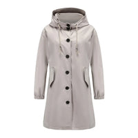 Stylish Windproof Trench Coat - Livia