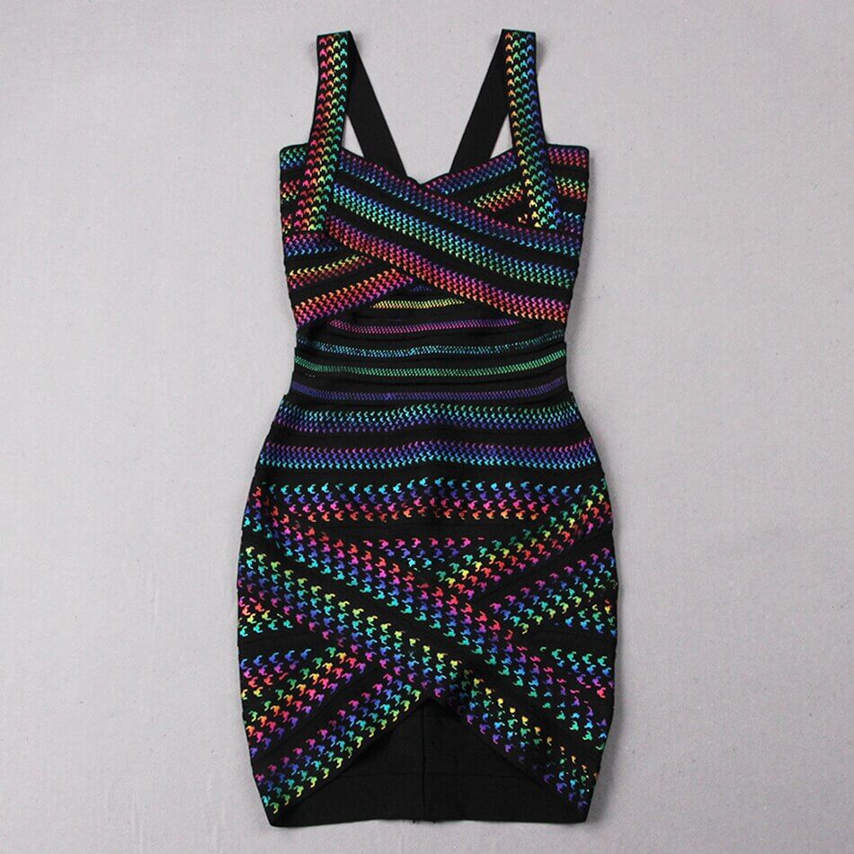 Trendy striped bodycon – Liana