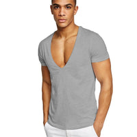 Casual and figure-flattering men's V-neck T-shirt – Jonas