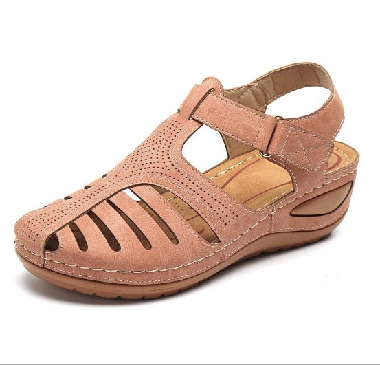 Leather Orthopedic Women's Sandals – Elin
