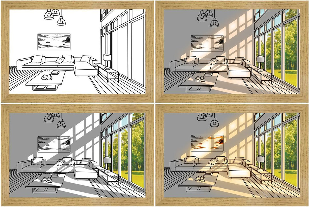 LED Illuminated Painting – Luminza