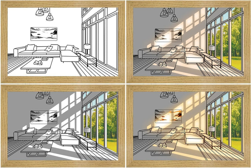LED Illuminated Painting – Luminza