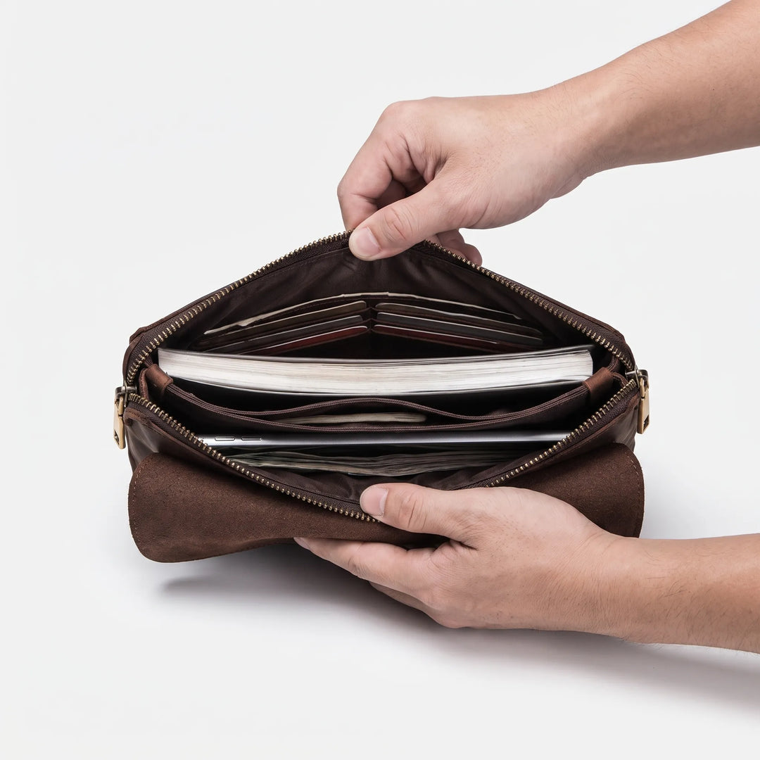 Heren Clutch In Vintage Stijl - Valtone