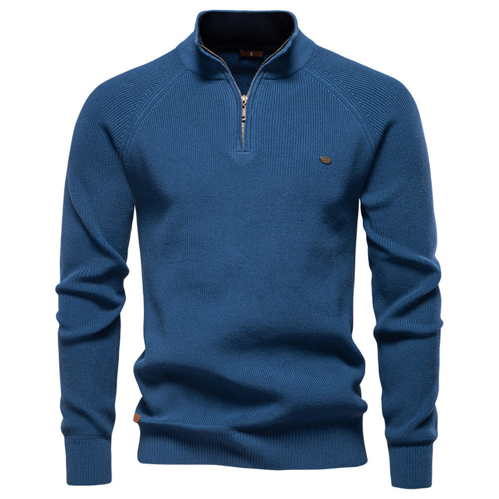 Herrenpullover Mit Halbem Reißverschluss - Mateo
