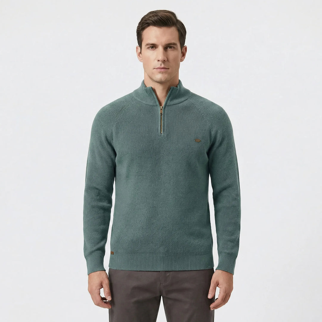 Herrenpullover Mit Halbem Reißverschluss - Mateo
