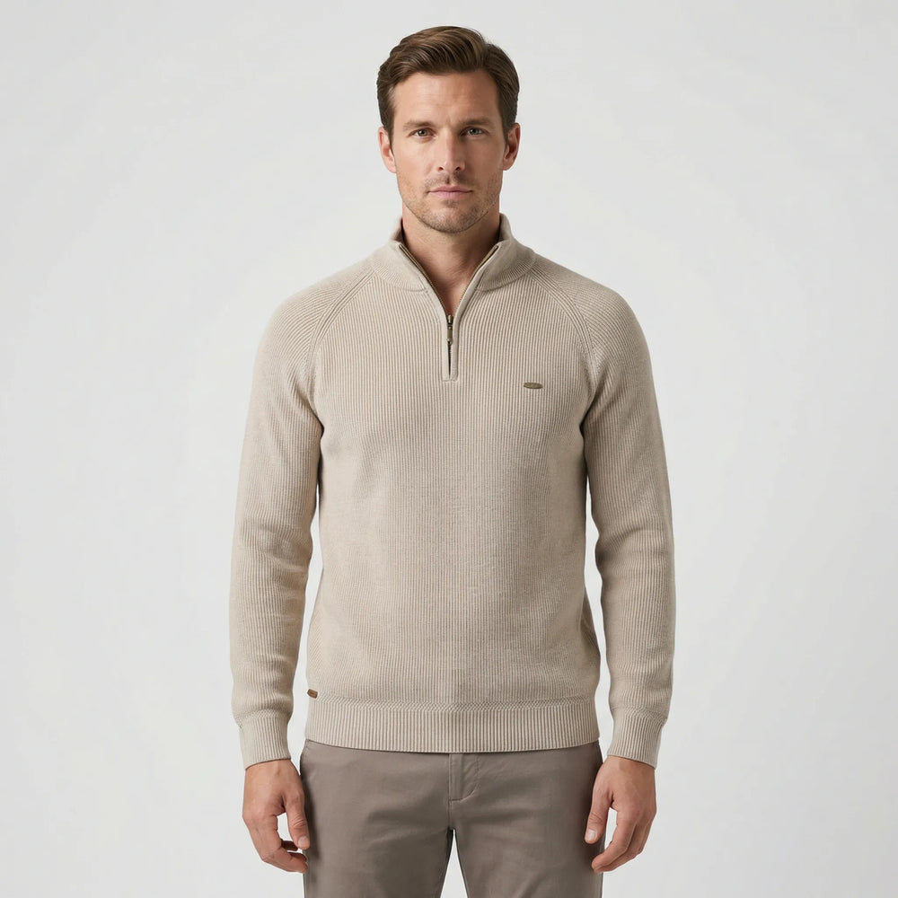 Herrenpullover Mit Halbem Reißverschluss - Mateo
