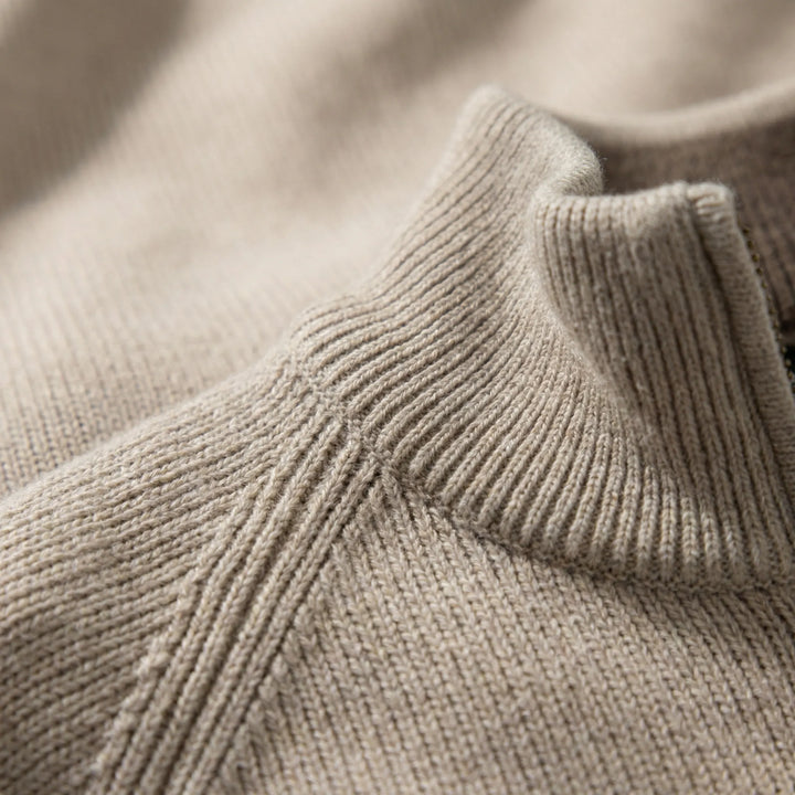 Herrenpullover Mit Halbem Reißverschluss - Mateo