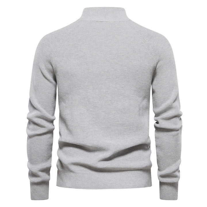 Herrenpullover Mit Halbem Reißverschluss - Mateo