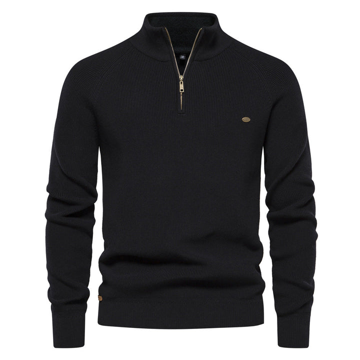 Herrenpullover Mit Halbem Reißverschluss - Mateo