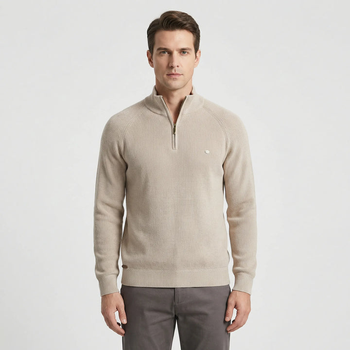 Herrenpullover Mit Halbem Reißverschluss - Mateo