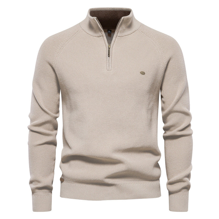 Herrenpullover Mit Halbem Reißverschluss - Mateo