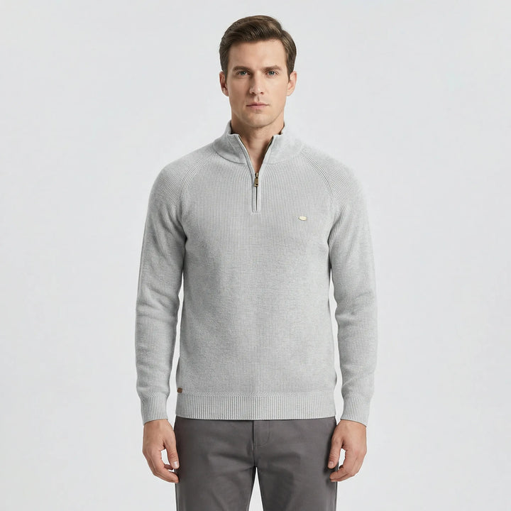 Herrenpullover Mit Halbem Reißverschluss - Mateo
