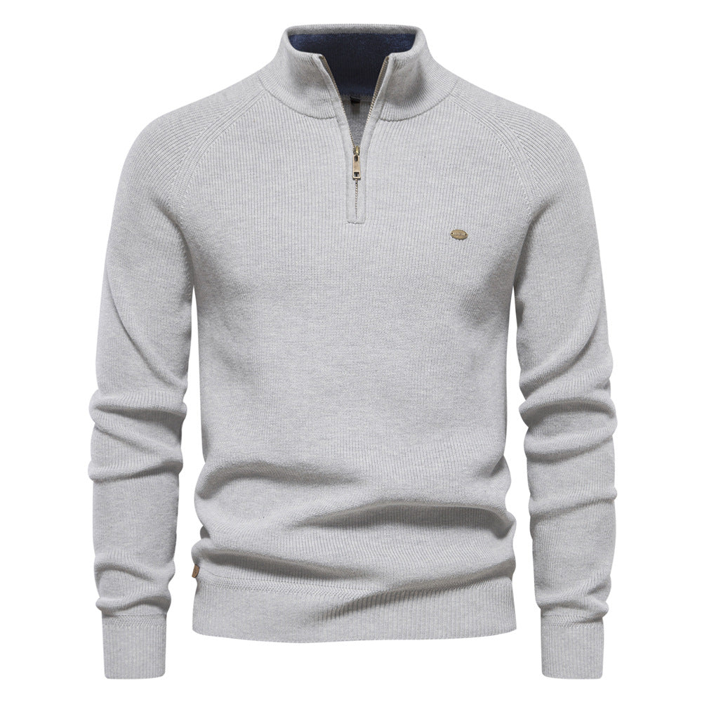 Herrenpullover Mit Halbem Reißverschluss - Mateo