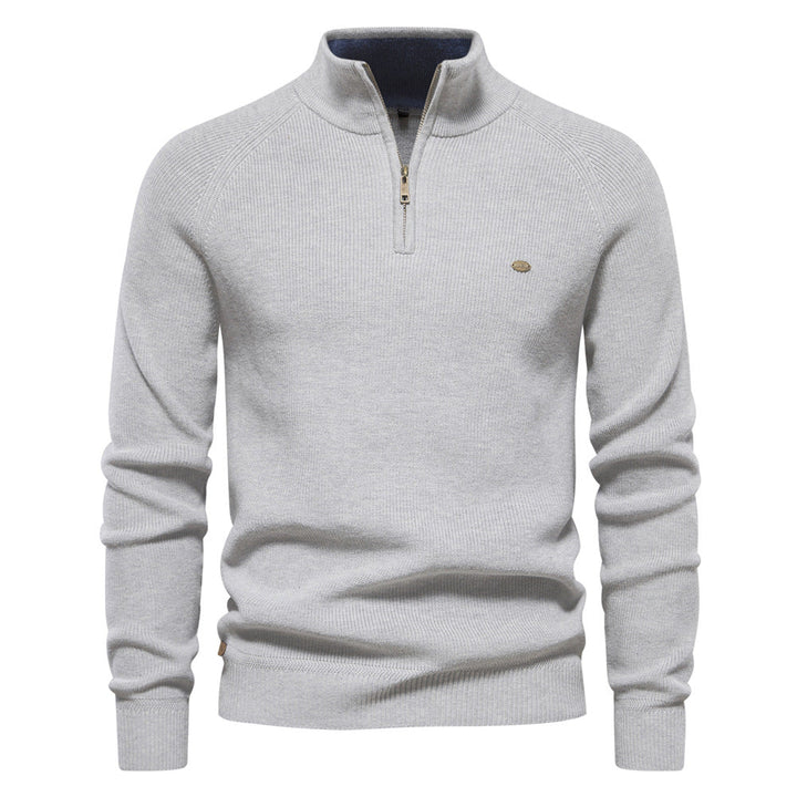 Herrenpullover Mit Halbem Reißverschluss - Mateo
