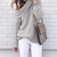 Women's Off-Shoulder Knitted Sweater – Selina