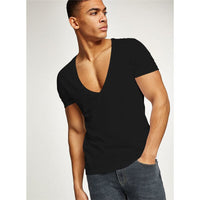 Casual and figure-flattering men's V-neck T-shirt – Jonas