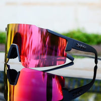 Sporty Mirrored Cycling Sunglasses - Veloshade