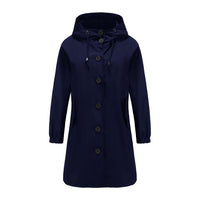 Stylish Windproof Trench Coat - Livia