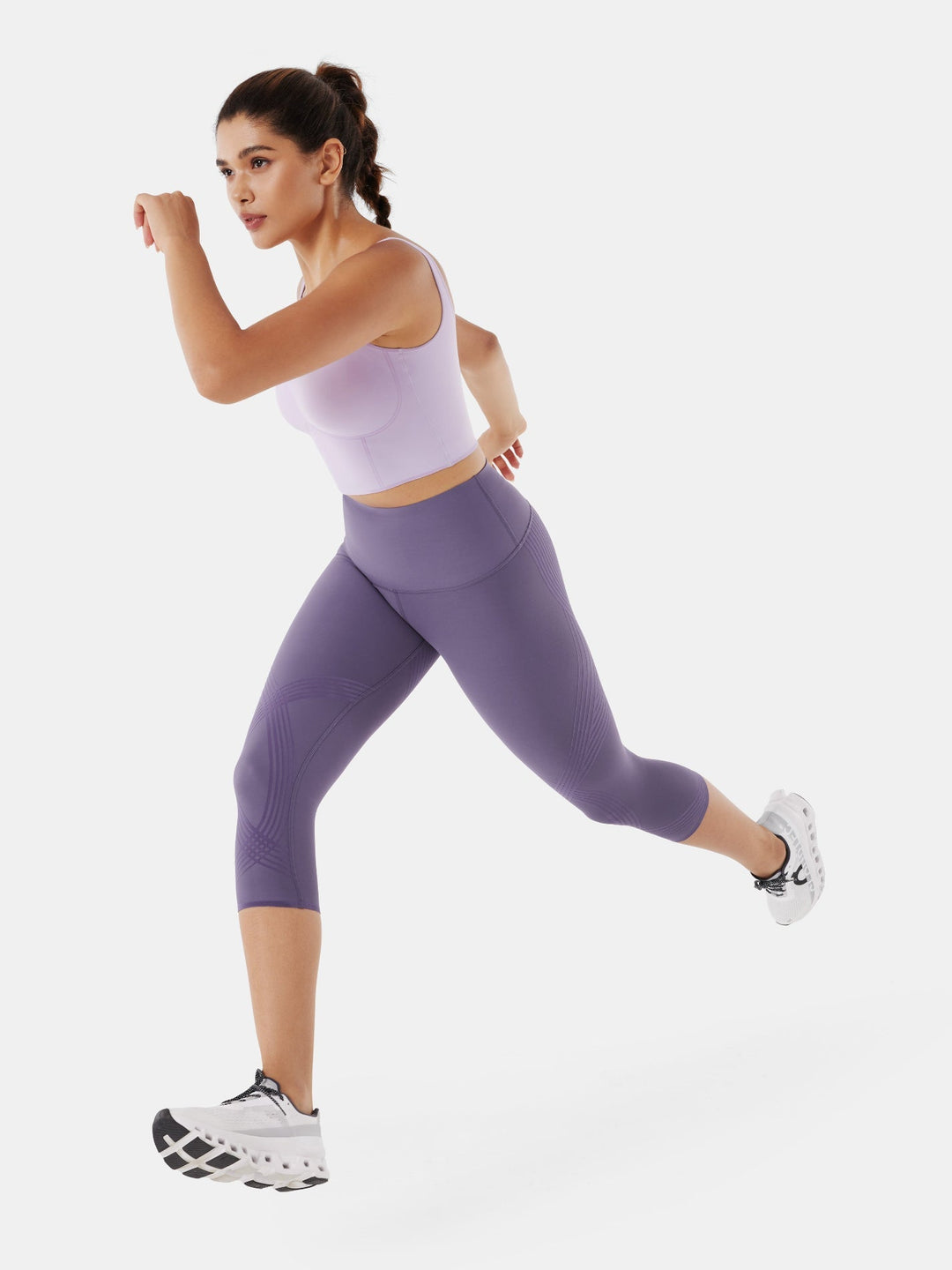 High-Compression Capri Gym Leggings - Cristina