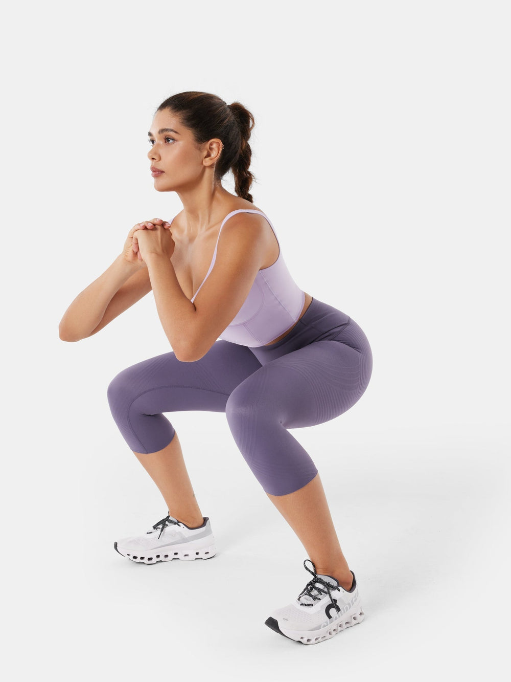 High-Compression Capri Gym Leggings - Cristina