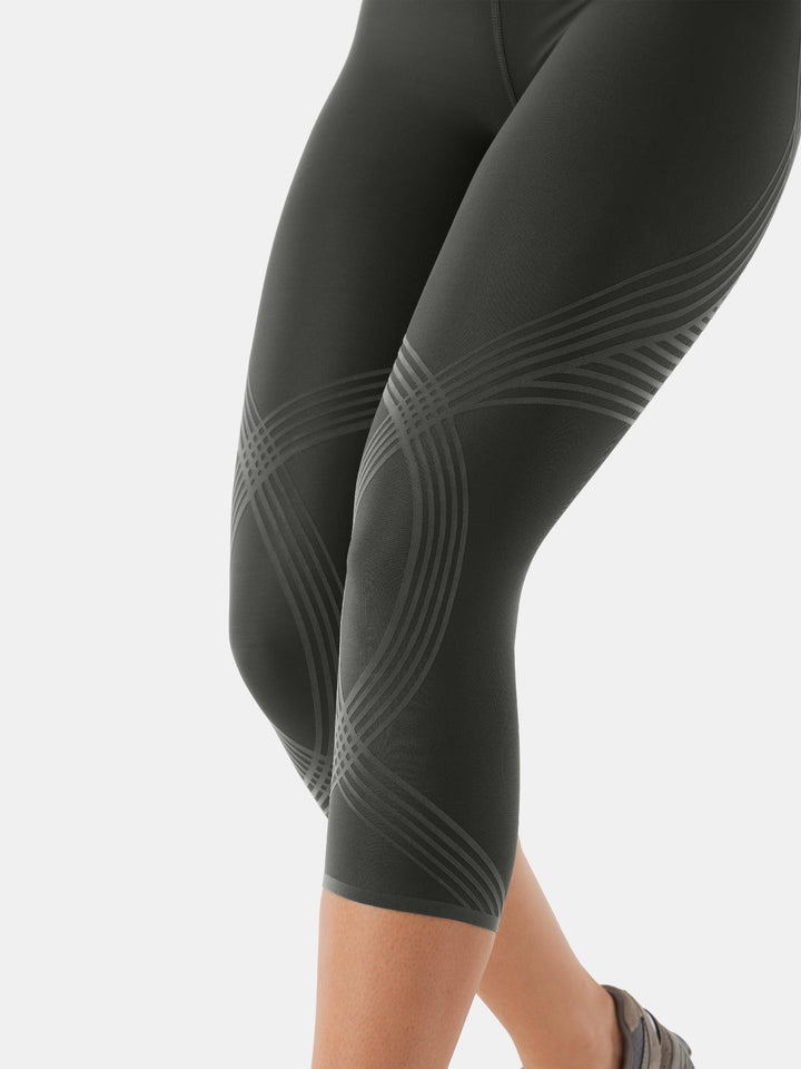 High-Compression Capri Gym Leggings - Cristina