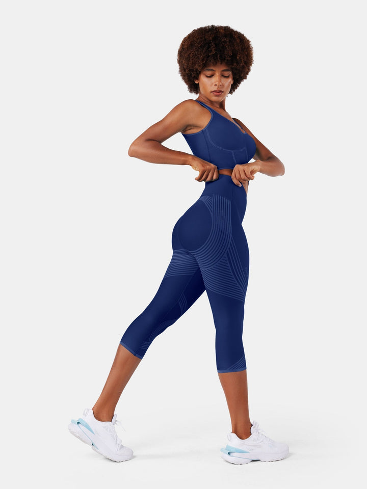 High-Compression Capri Gym Leggings - Cristina