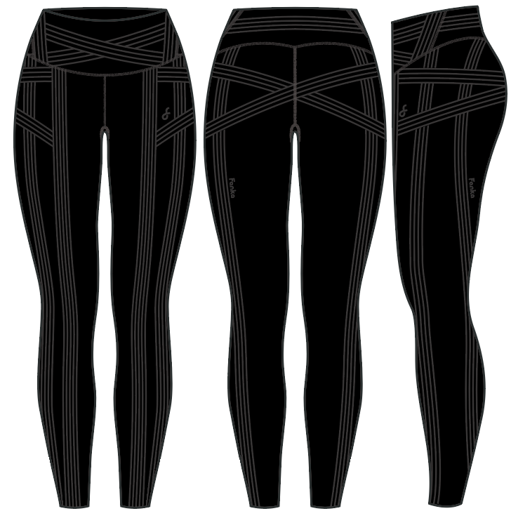 High-Compression Capri Gym Leggings - Cristina