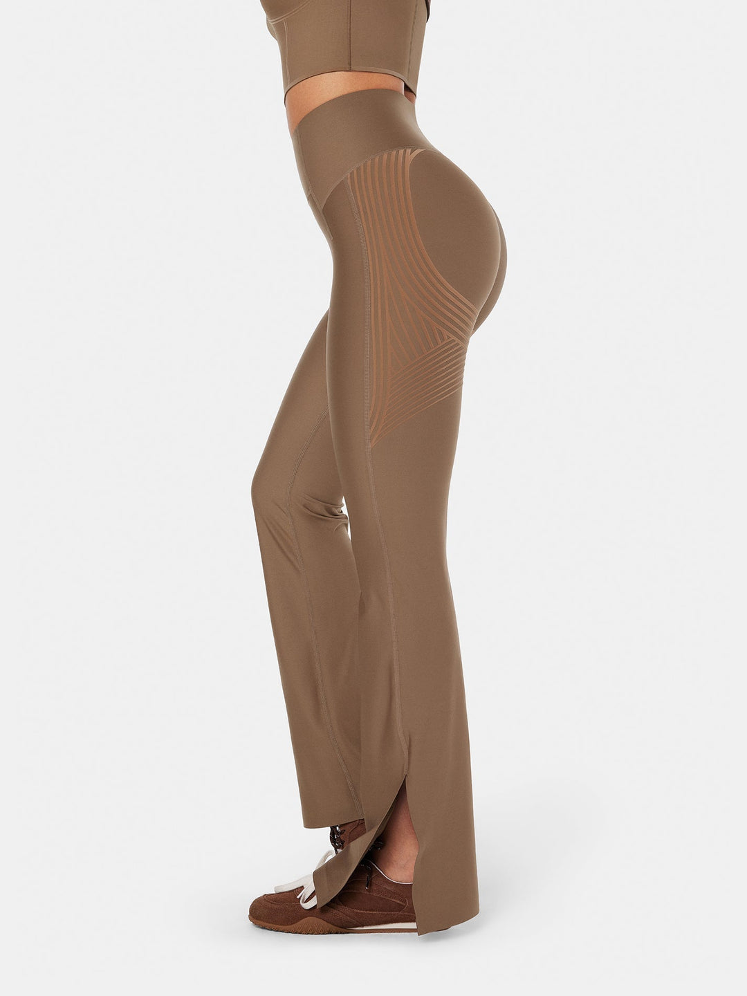 High-Rise Flared Workout Leggings - Grace