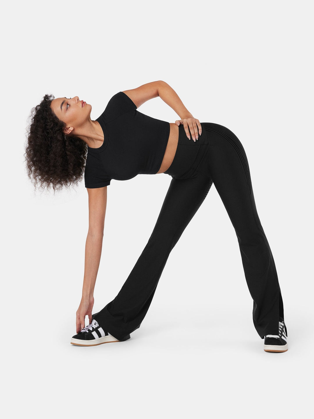 High-Rise Flared Workout Leggings - Grace