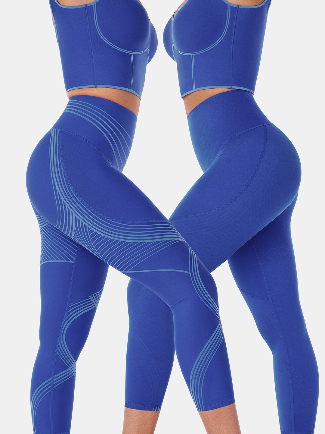 High-Rise Reversible Gym Leggings - Audrey